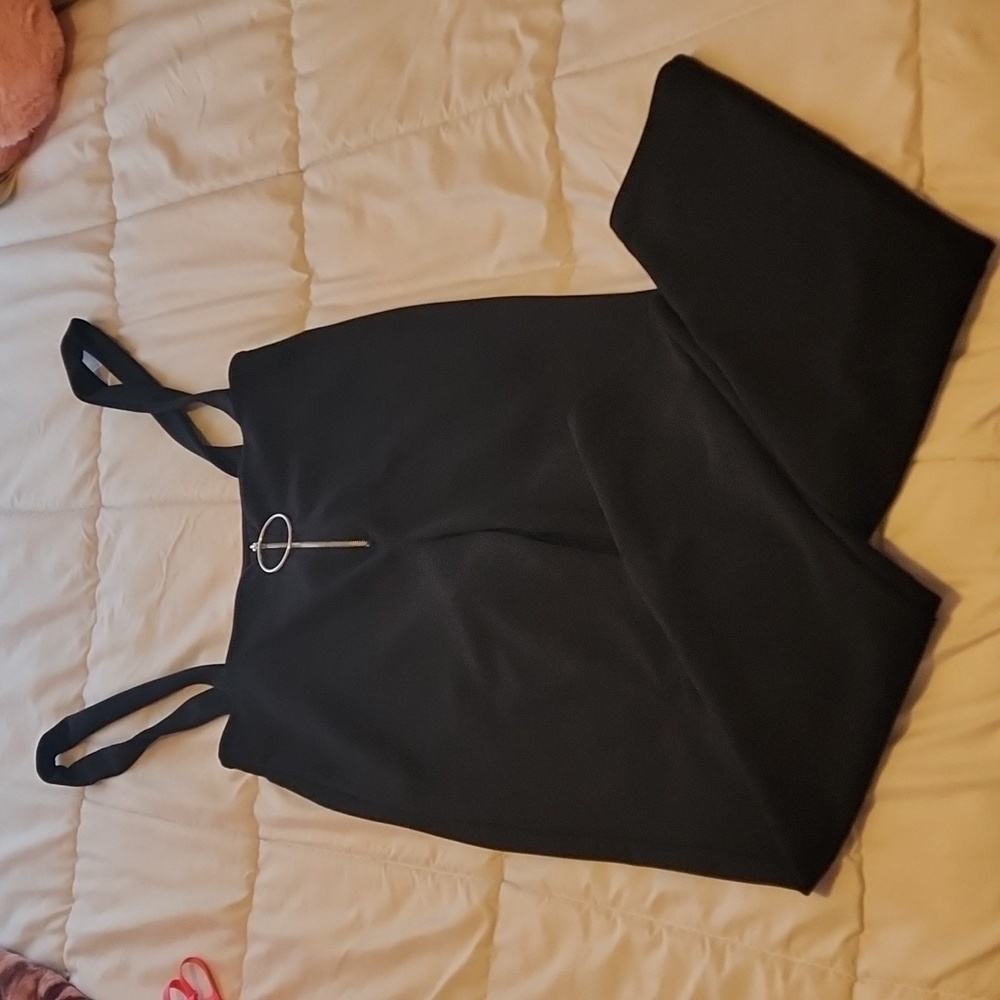 O-RING zipper jumpsuit